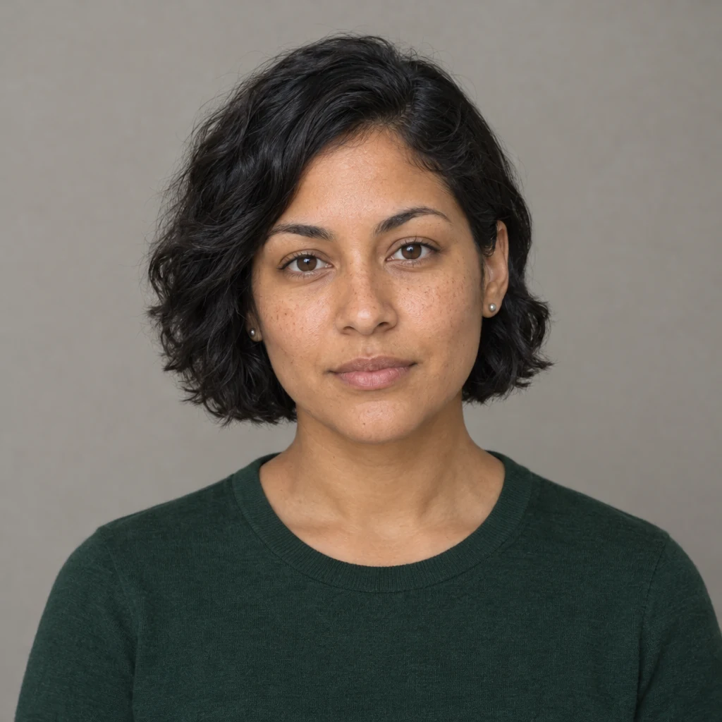 Original portrait before the lip-plumping photo effect